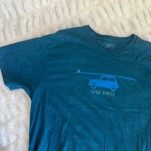 Patagonia Teal Crew Neck Tee